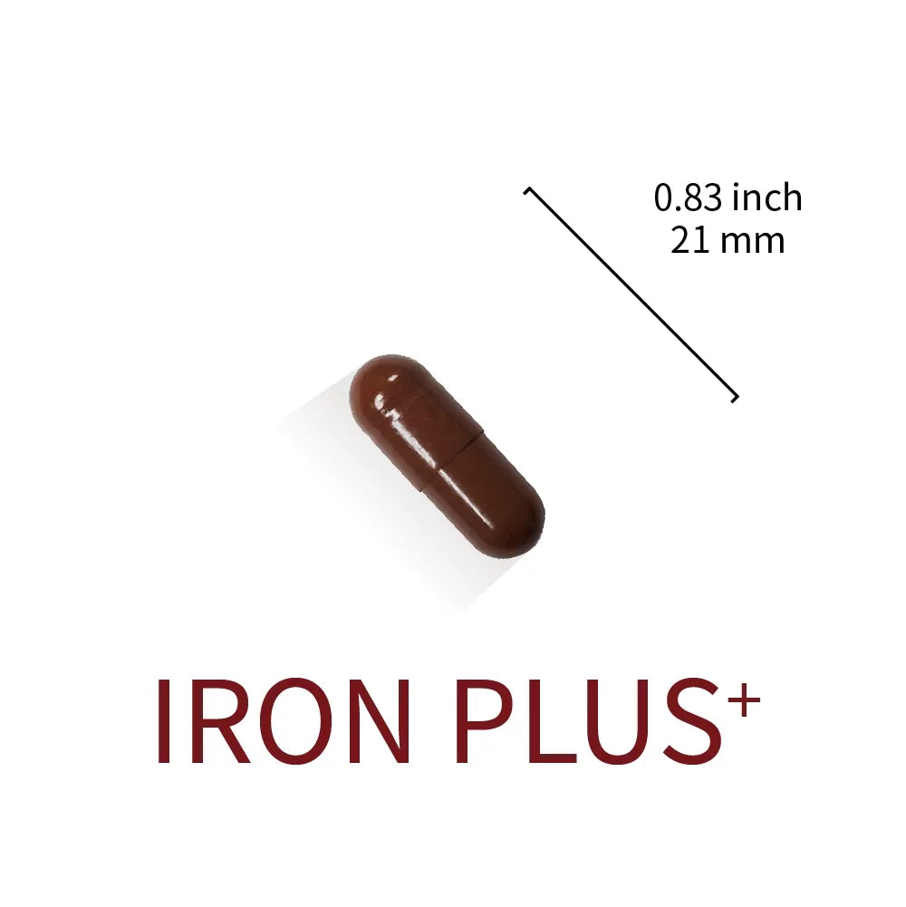 Iron Supplement 18 mg with Vitamin C 120 Capsules Pack of 3 S34375