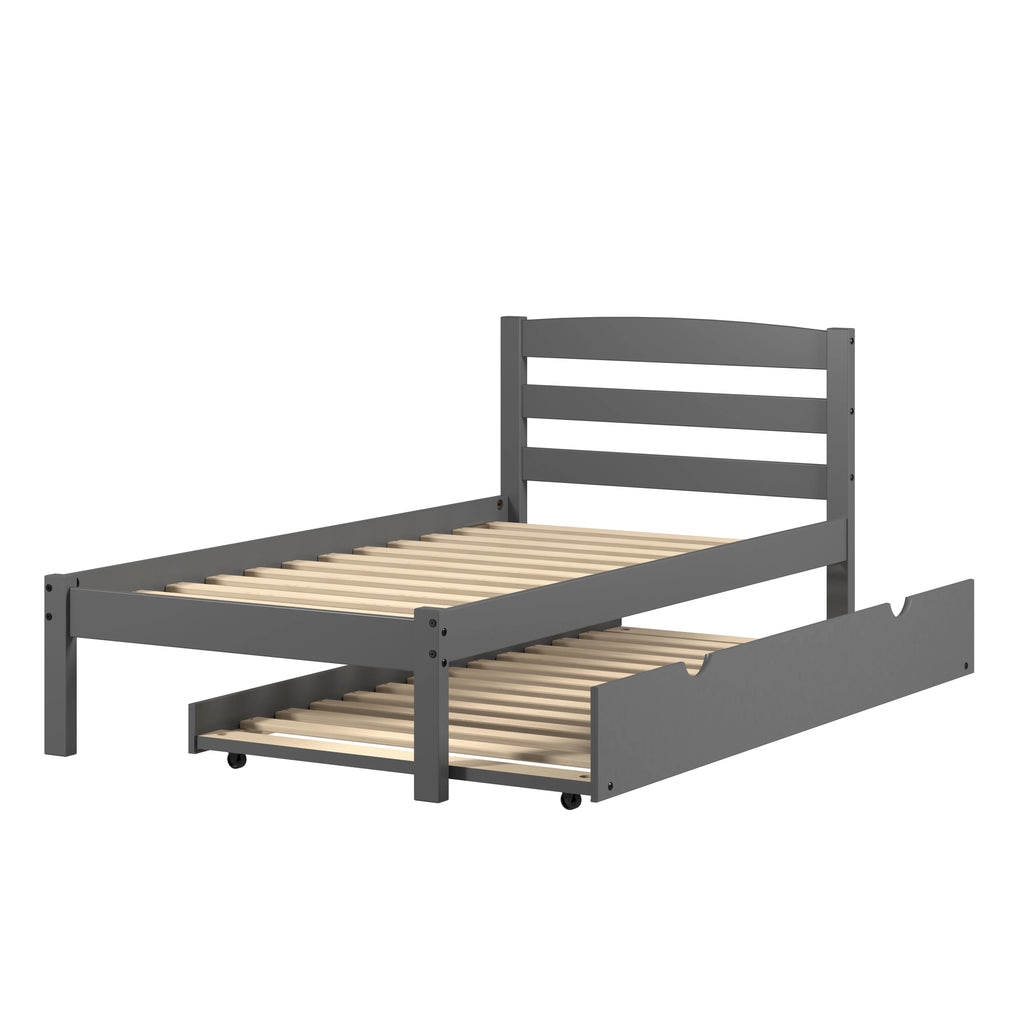 Dark Grey Twin Bed W157097
