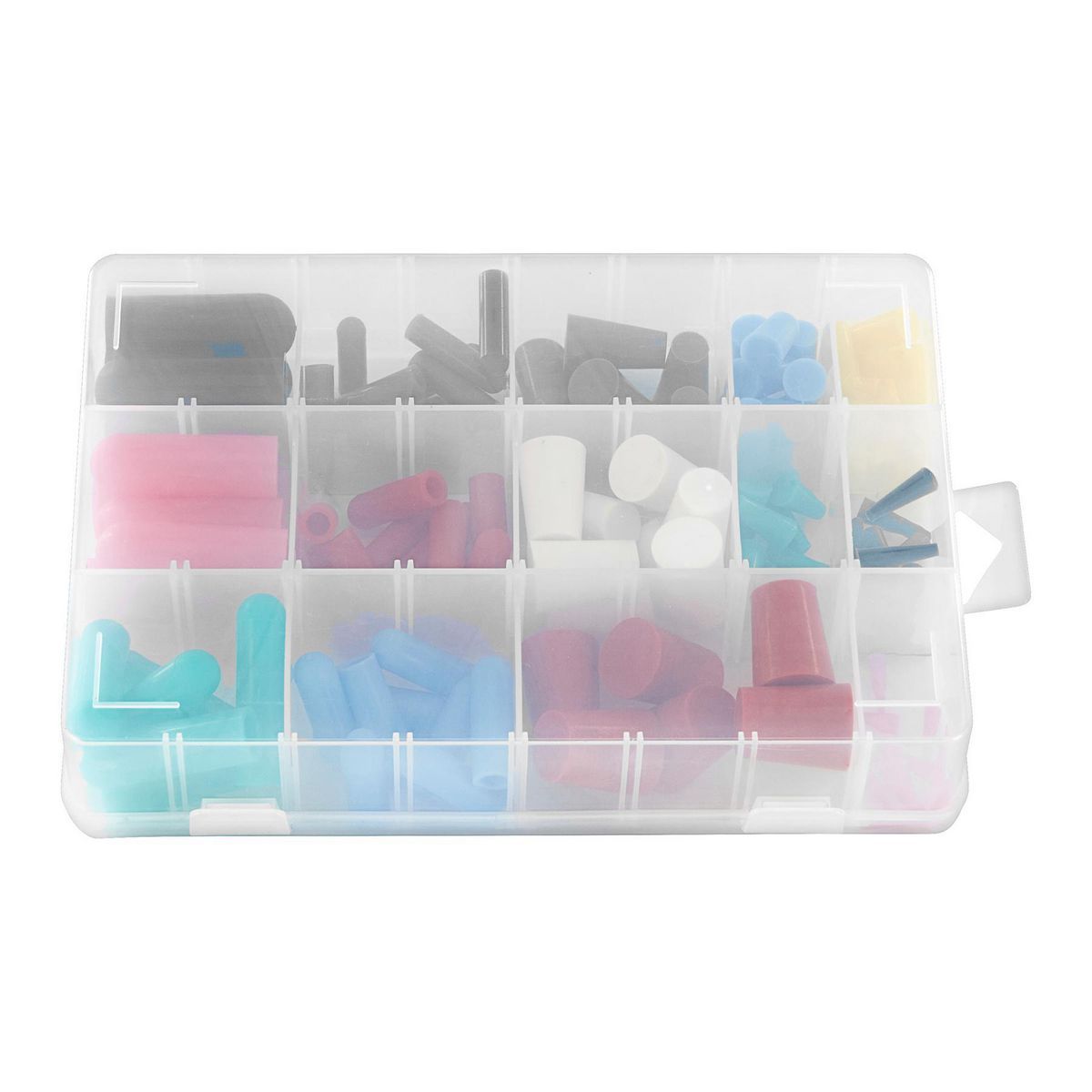 Silicone Rubber Plug and Cap Set, 116-Piece H980988