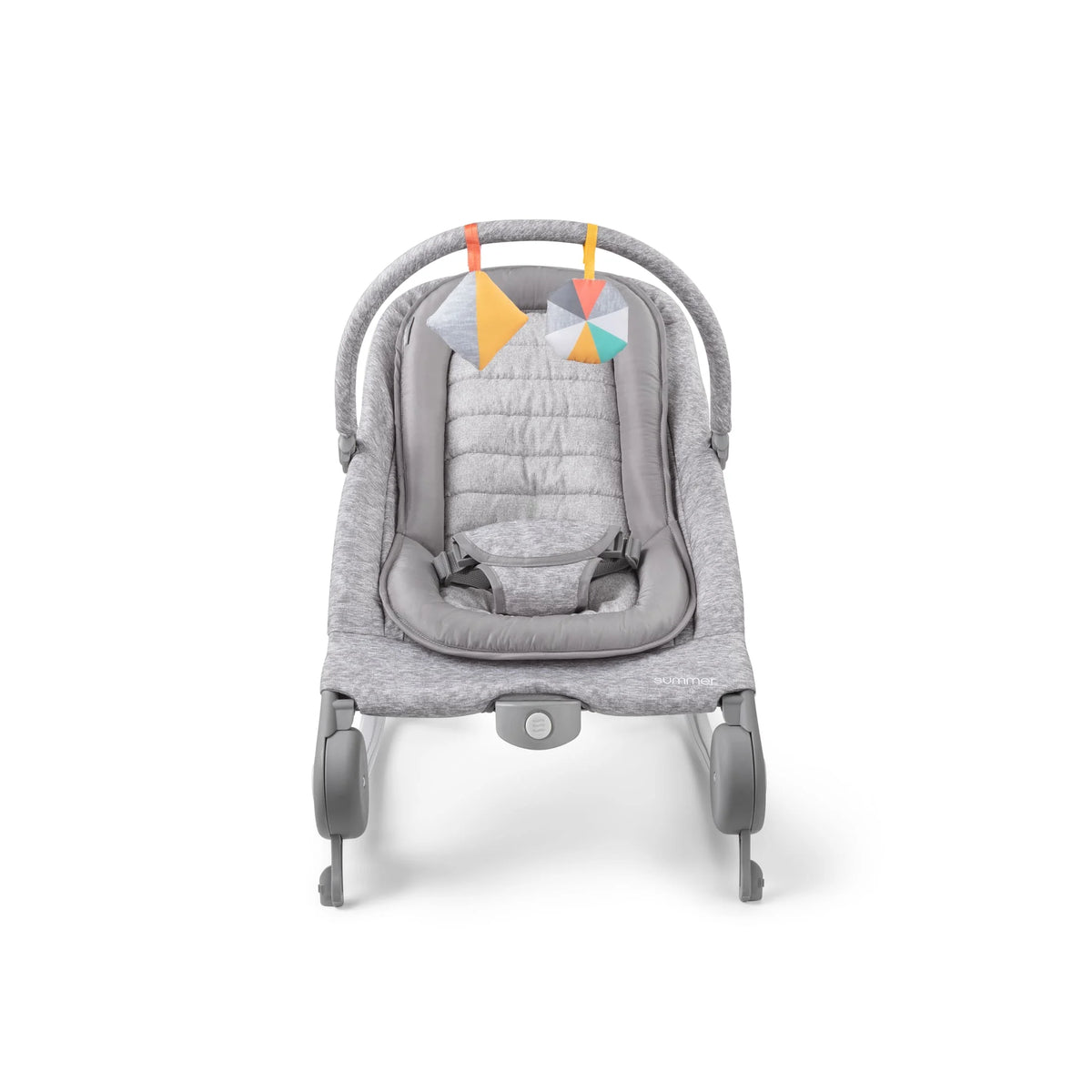 2-in-1 Baby Bouncer & Rocker, Light Gray Tweed T775430