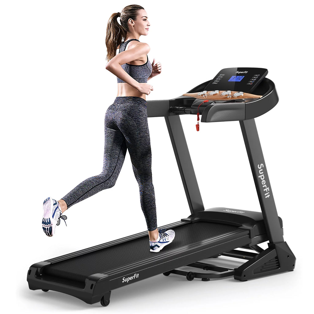 3.75HP Electric Folding Treadmill with Auto Incline D13423