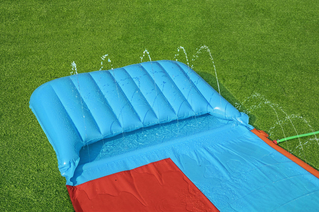 Double Lane Water Slide with Splash Ramp 16' R693247