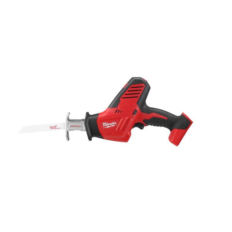 18V Cordless Reciprocating Saw with Metal Cutting Saw Blade H38866
