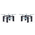 Glass Top End Table Set of 2 I395735