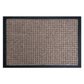 Brown 36 in. x 60 in. Rubber Backed Carpet Mat S731