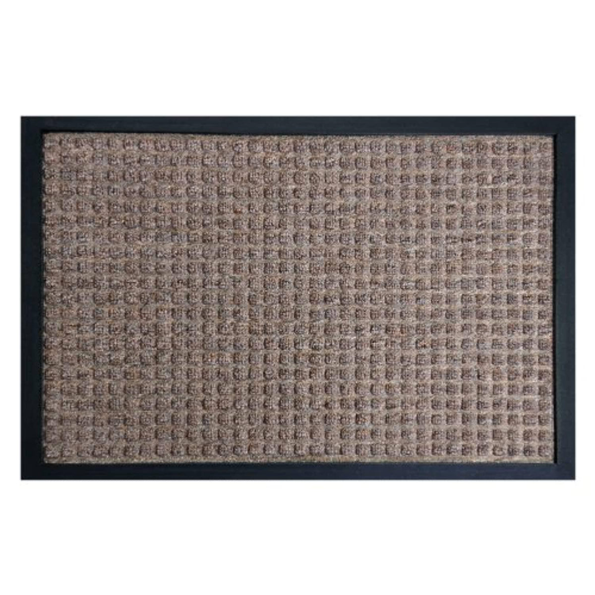 Brown 36 in. x 60 in. Rubber Backed Carpet Mat S731