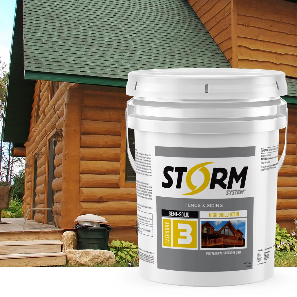 Semi-Transparent Log & Siding Stain + Sealer Teak 1 Gallon X8634