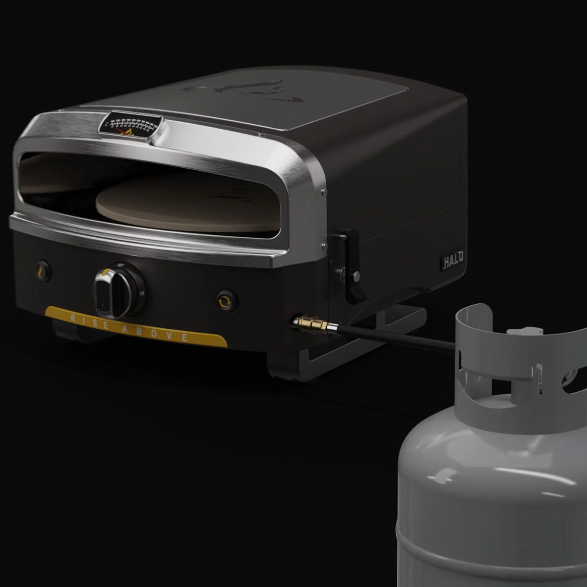 16 Portable Outdoor Pizza Oven with Rotating Cooking Stone C270