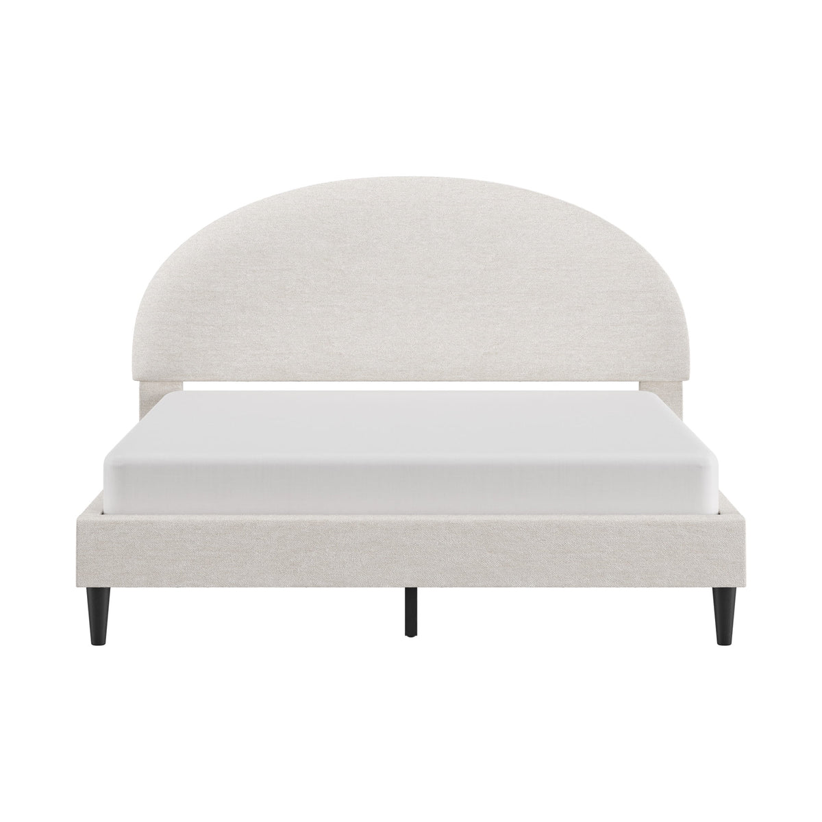 Queen Upholstered Platform Bed T387