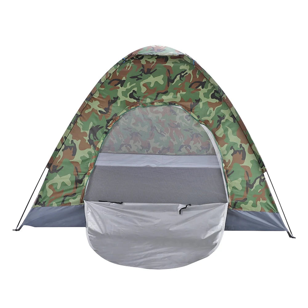 3-4 Person Camouflage Camping Tent with Carrying Bag M4685