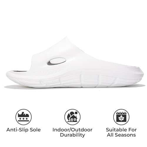 Lightweight Flexible EVA Recovery Slides with Latex Insole A8100