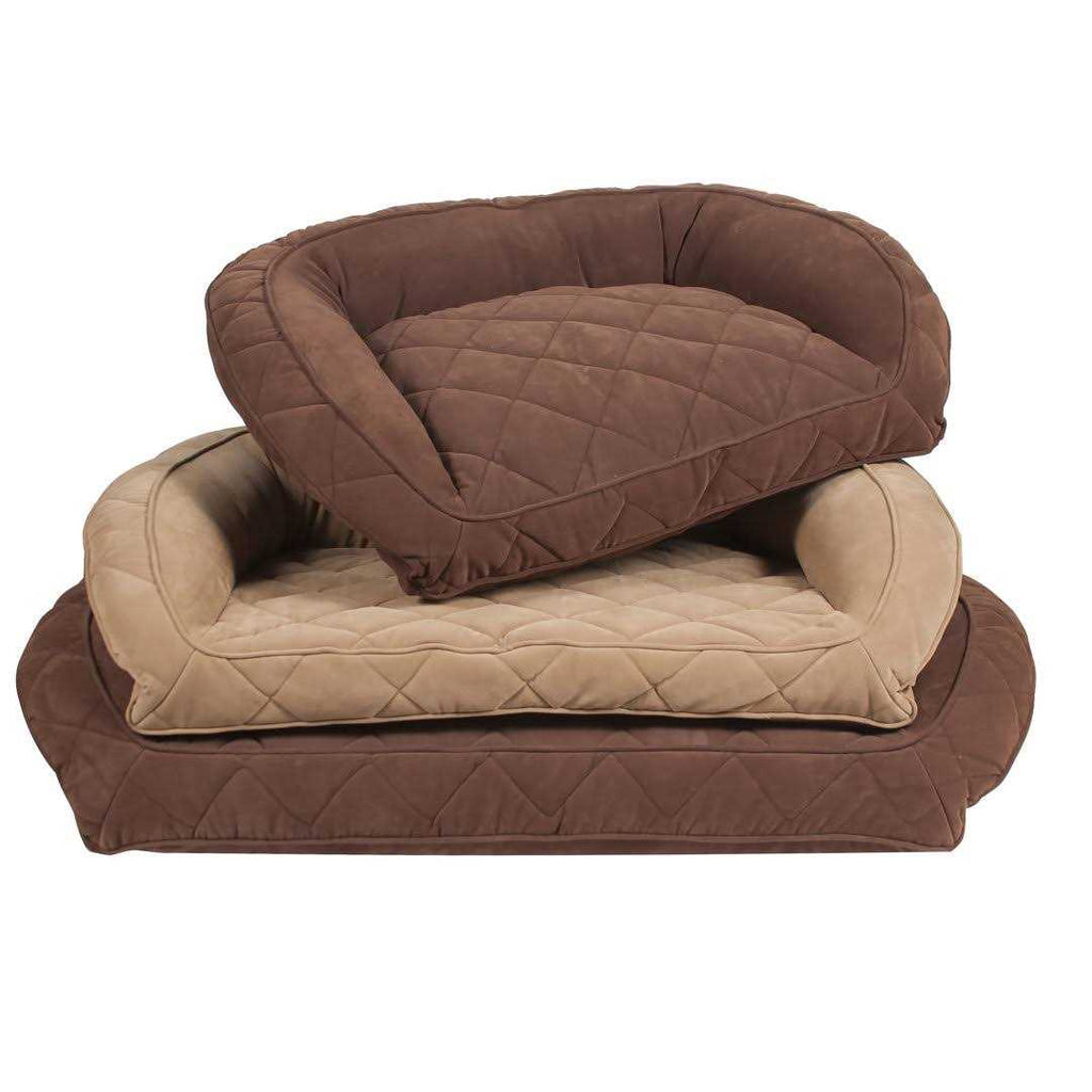 Quilted Microfiber Bolster Bed R6230