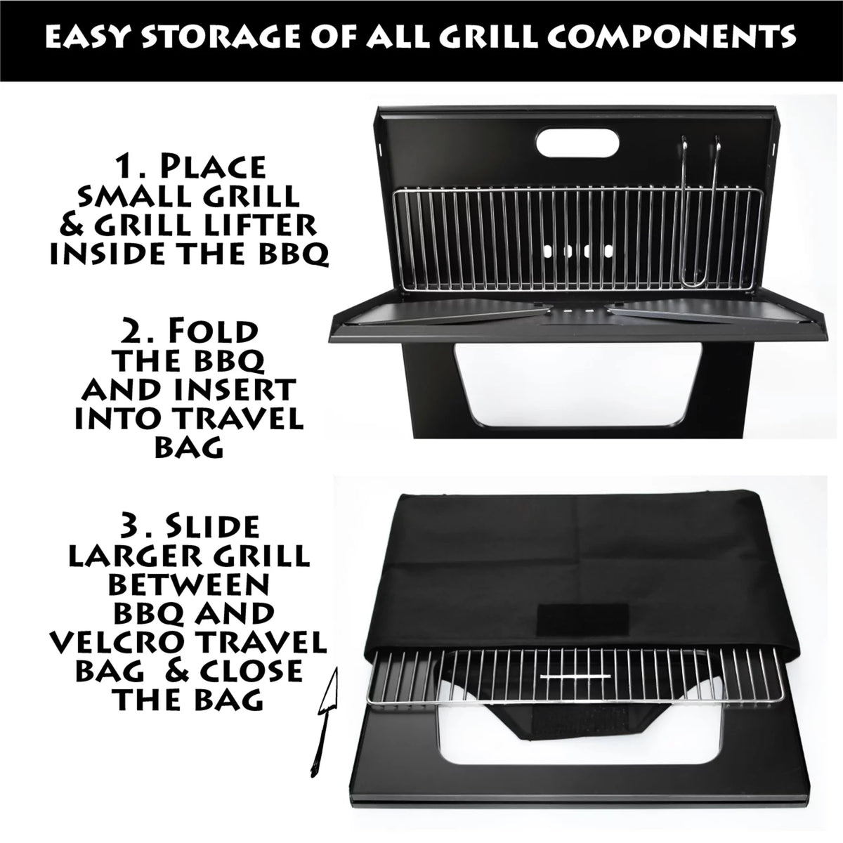 Portable Folding Grill A77541