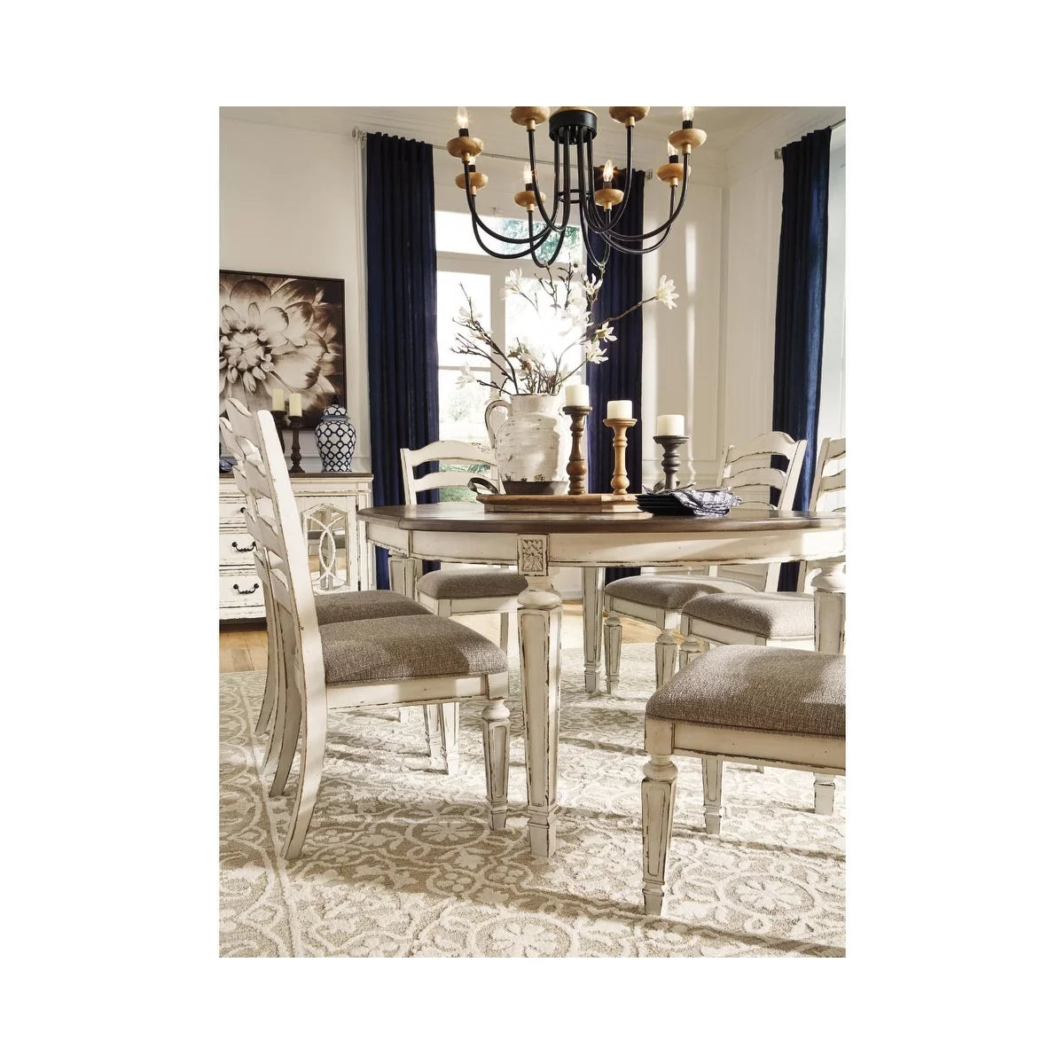 White Dining Room Chair Set of 2 C160