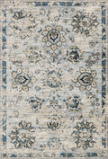 Grey Navy Rug B61903