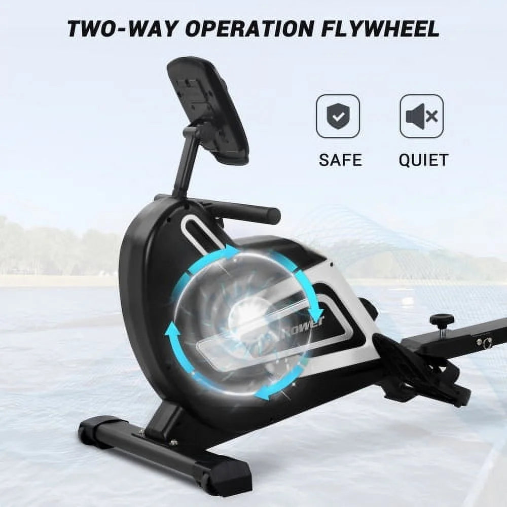 Magnetic Folding Rowing Machine with 14 Level Resistance and LCD Monitor B697164
