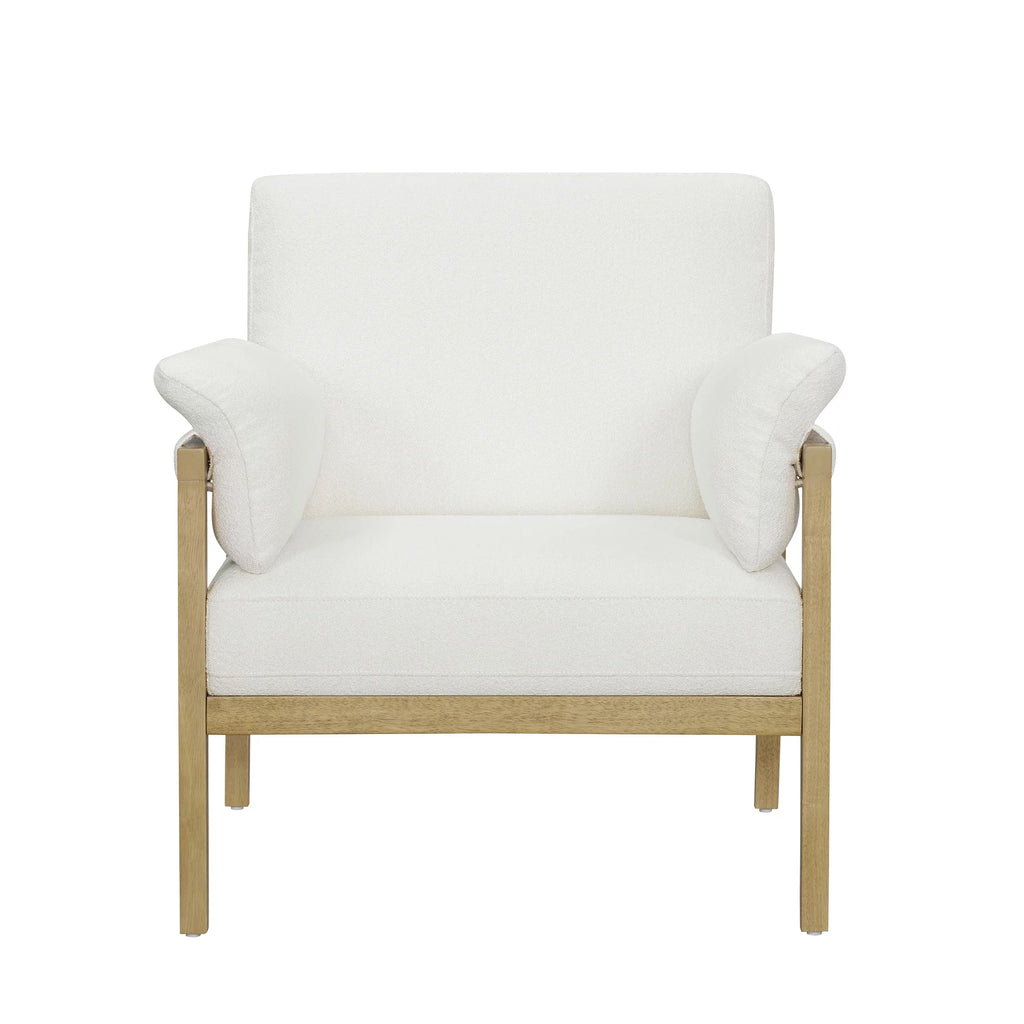 Cream Accent Chair with Removable Cushions G733122