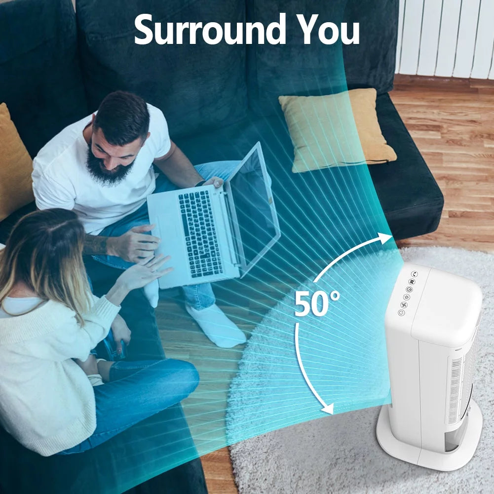 Portable Evaporative Air Cooler Tower Fan 3-in-1 Humidifier V150