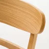 Mid Century Modern Fabric Upholstered Wood Dining Chairs, Set of 2 R340446