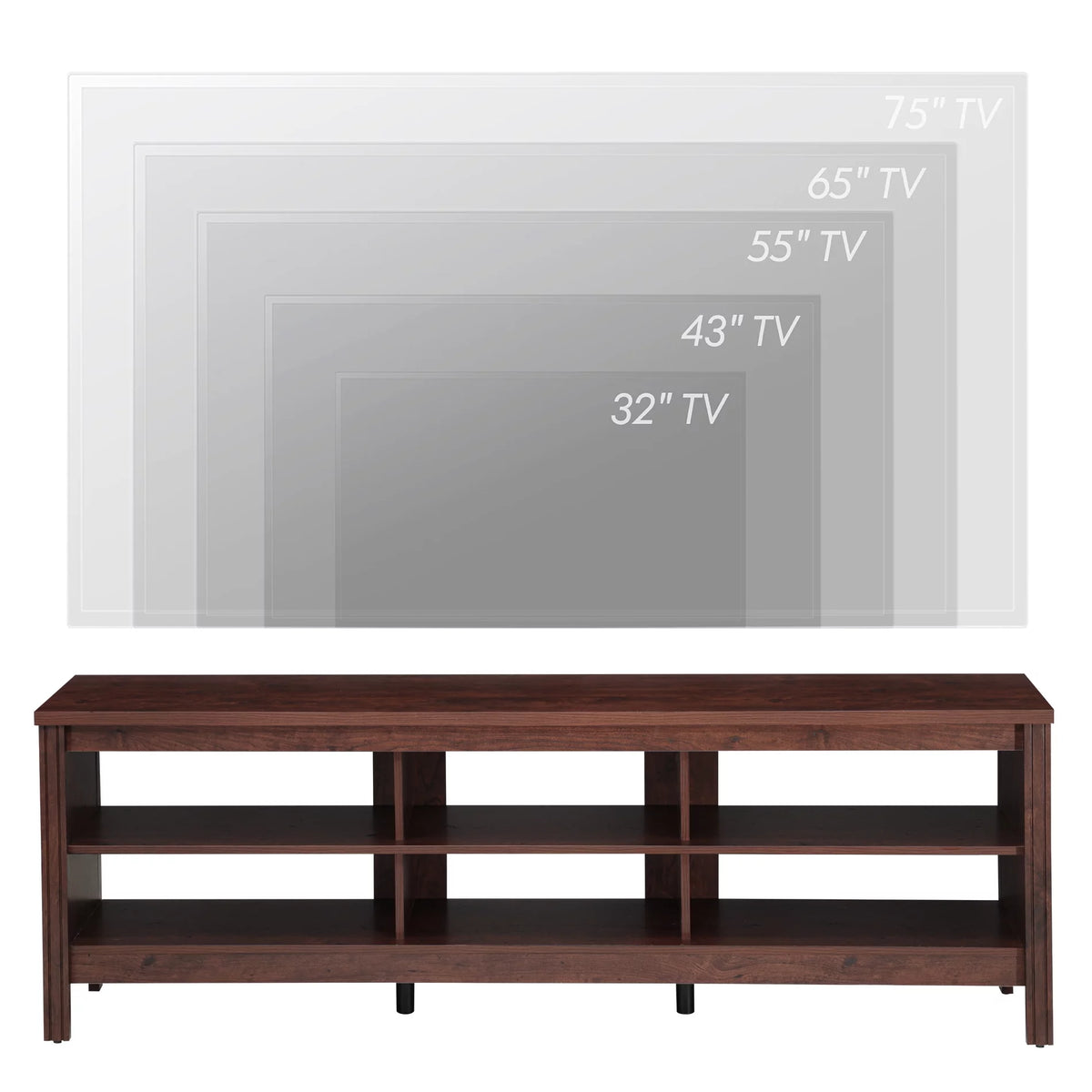 Brown Wood TV Stand V7545