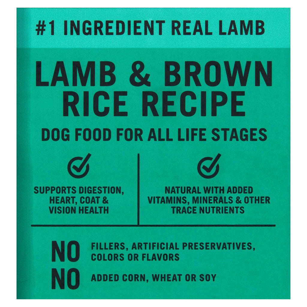 Lamb & Brown Rice Recipe Dry Dog Food O621