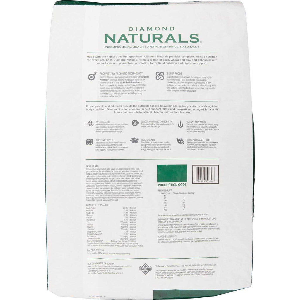Chicken & Rice Adult Large Breed Dog Food E990