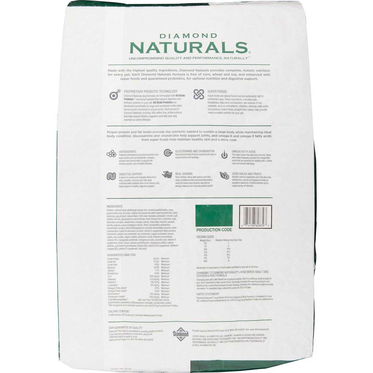 Chicken & Rice Adult Large Breed Dog Food E990