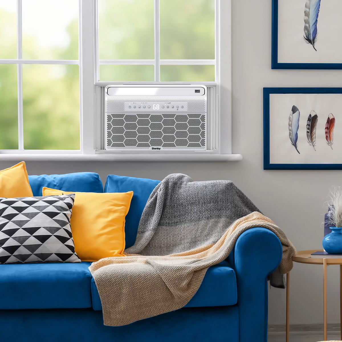 8,000 BTU White U-Shape Window Air Conditioner X9729