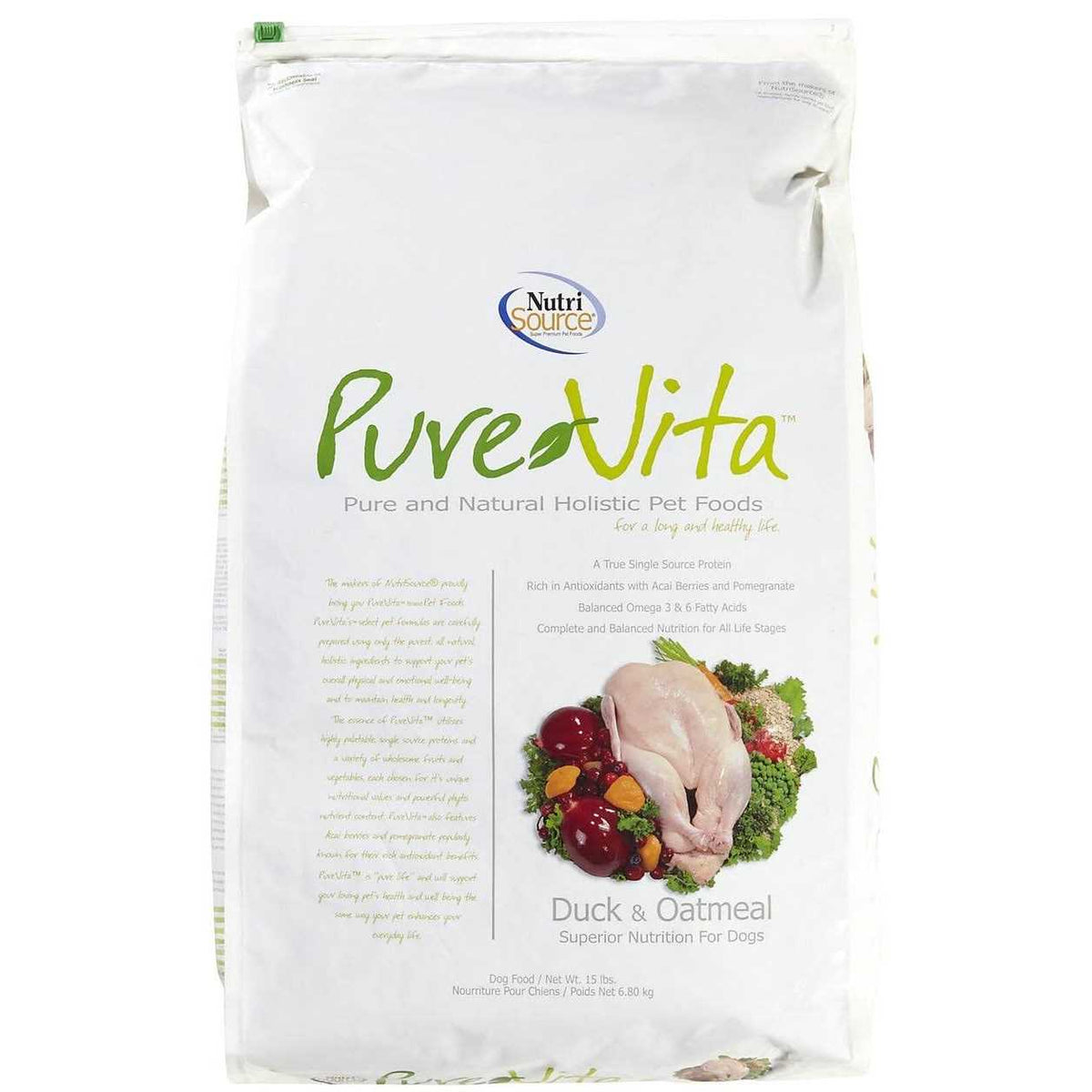 Duck & Oatmeal Dry Dog Food E40312