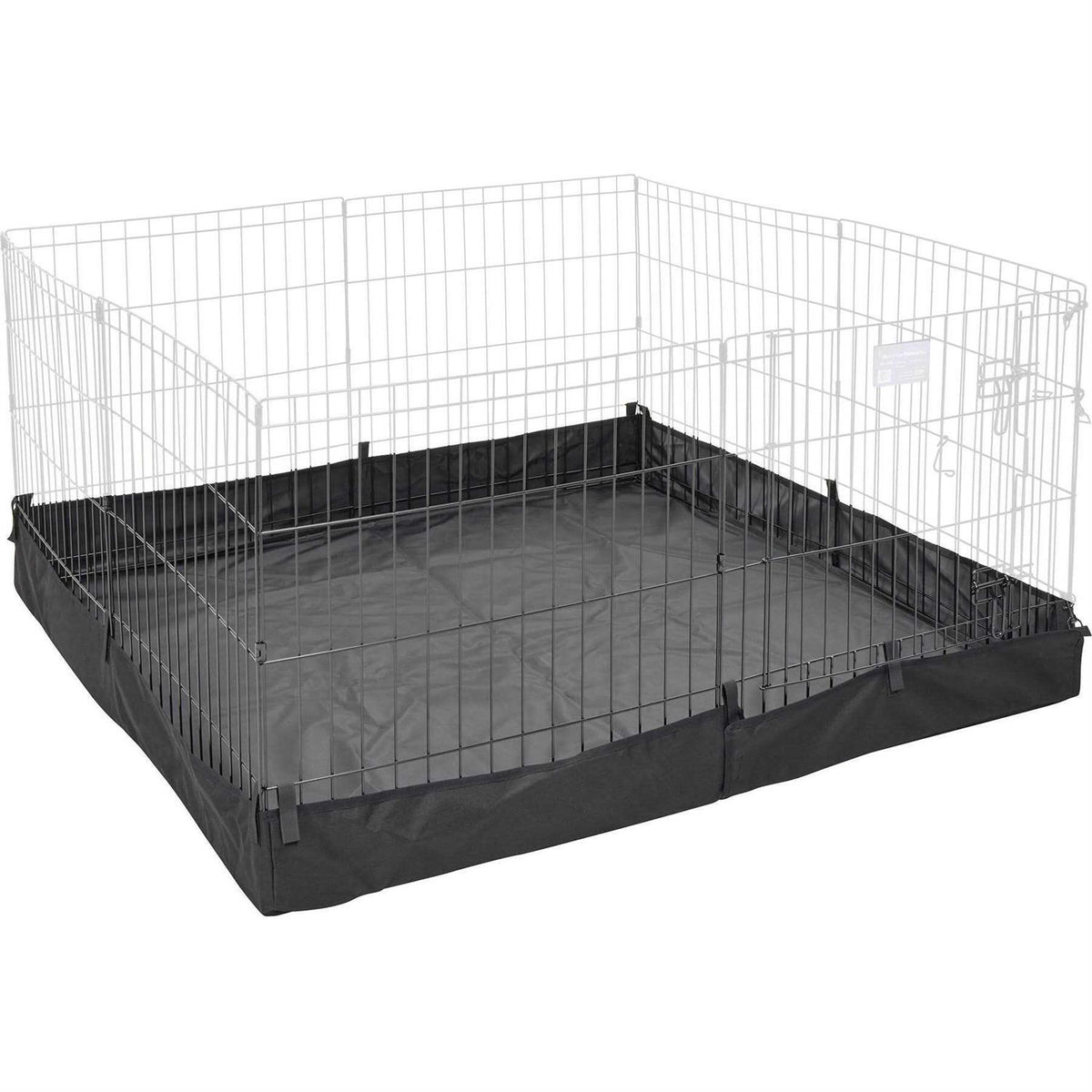 Square Exercise Pen Solid Fabric Bottom N1755