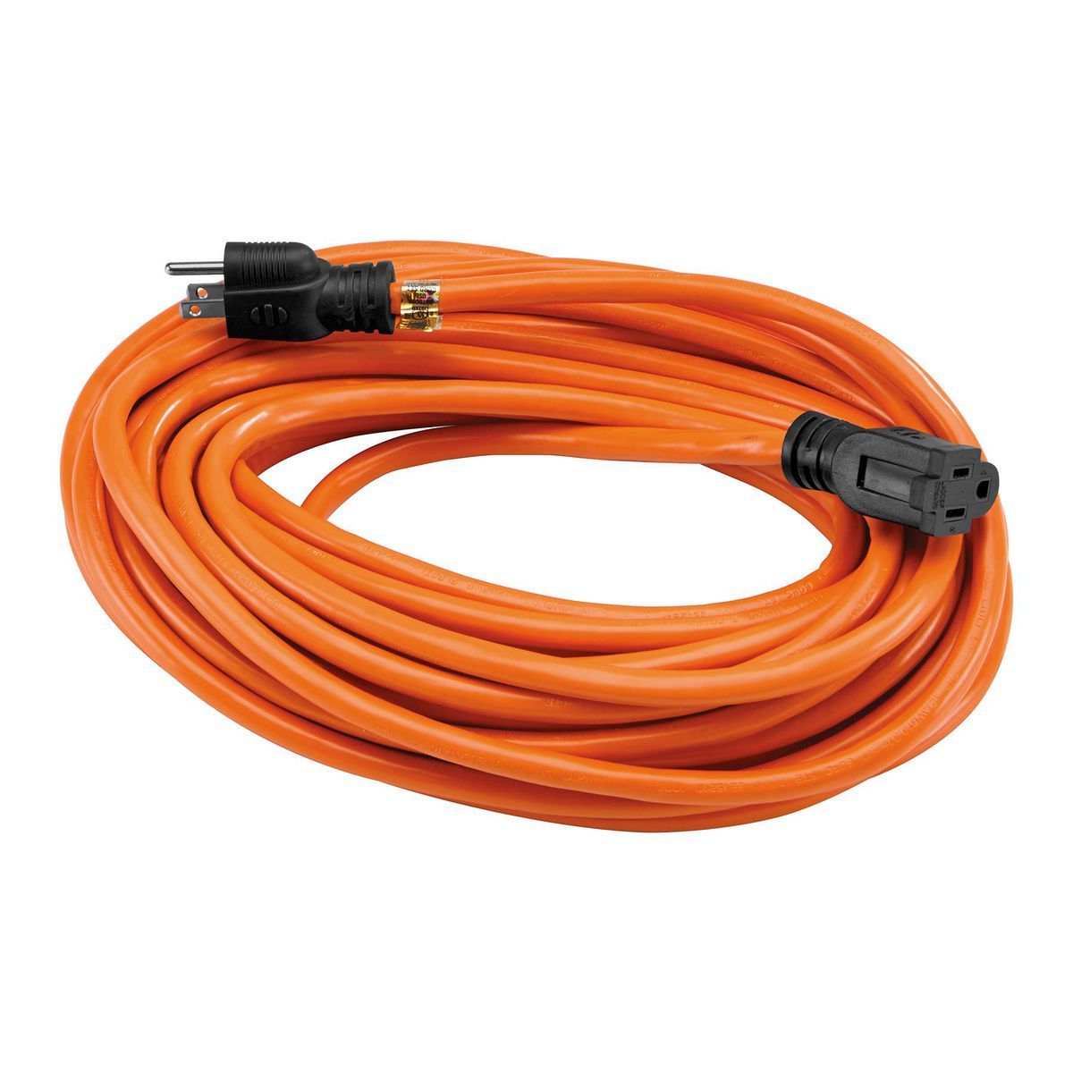 50 ft. 12/3 Gauge Outdoor Extension Cord, Orange E197