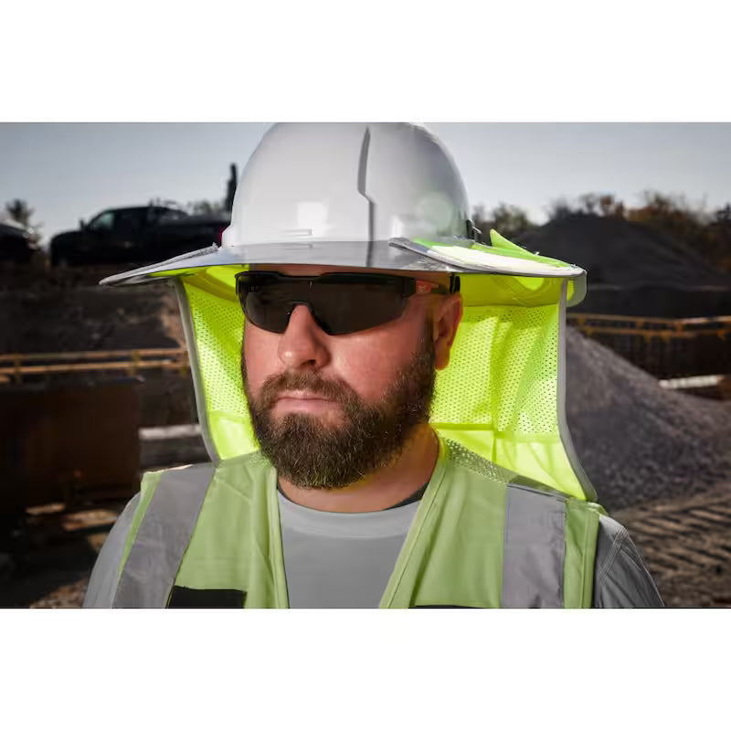 Tinted Brim Visor with Yellow Mesh Sunshade M98392