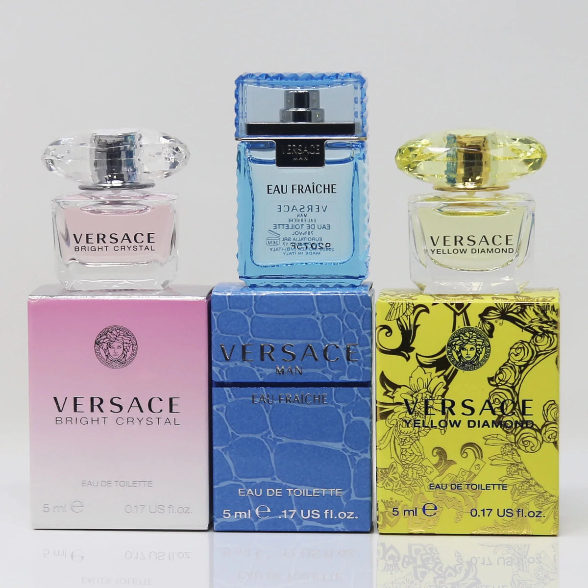 3pc Mini Splash Bottle Set of EDT 5ml Y5454