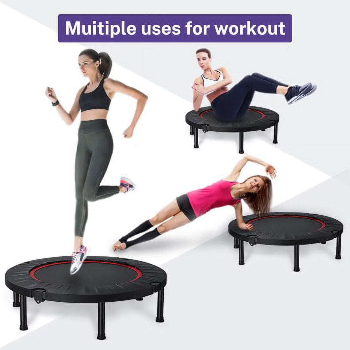 40 Foldable Mini Trampoline 330 lb Weight D40146