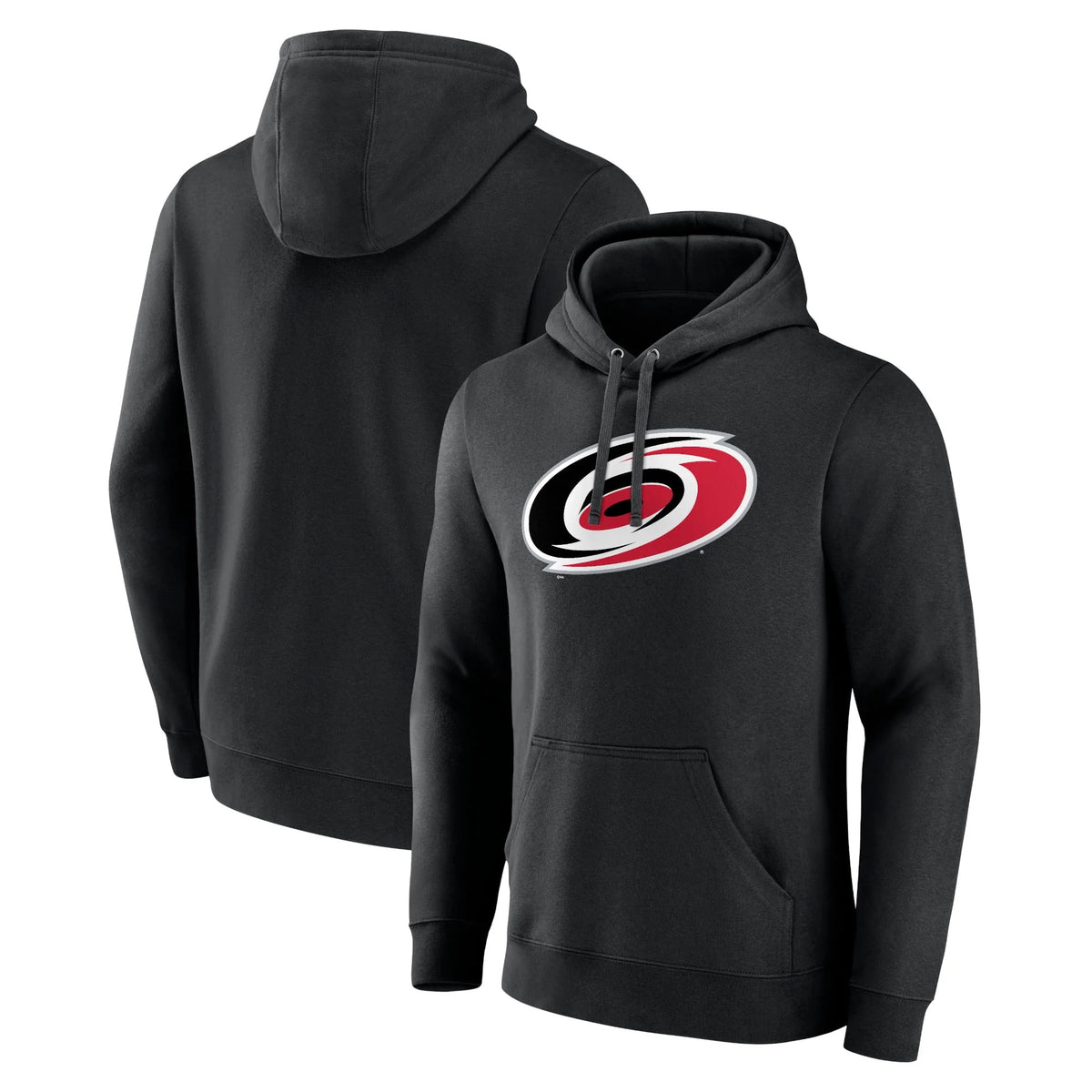 Men's Black Carolina Hurricanes Pullover Hoodie G462