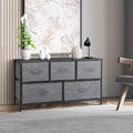 2 Tiers Steel Frame Wide Dresser Storage Tower E171865