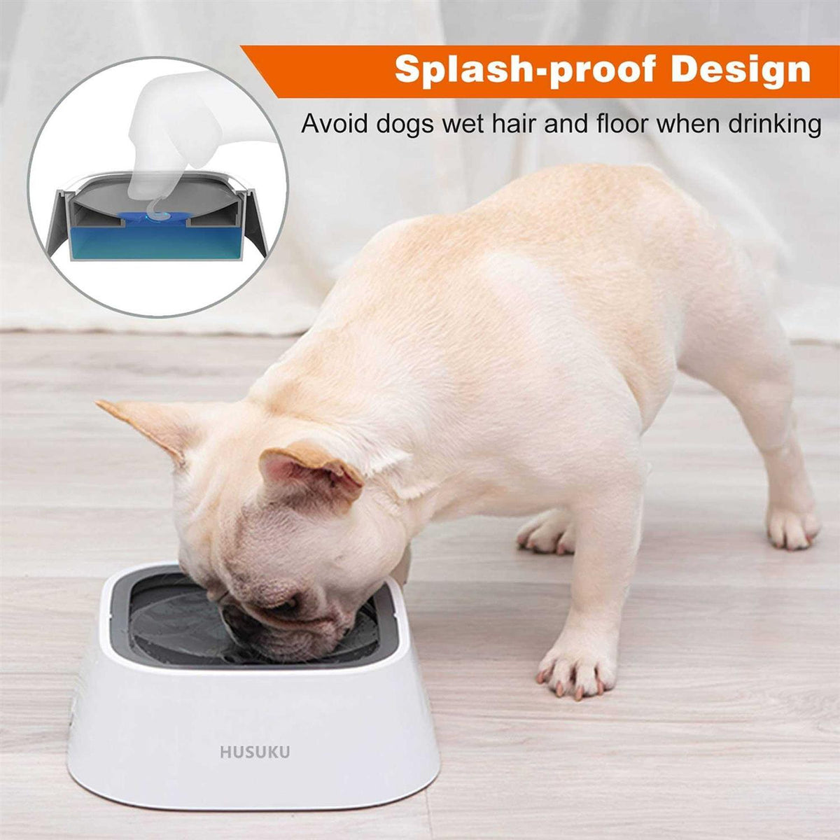 Slow Water Feeder Dog Bowl 35oz K3722