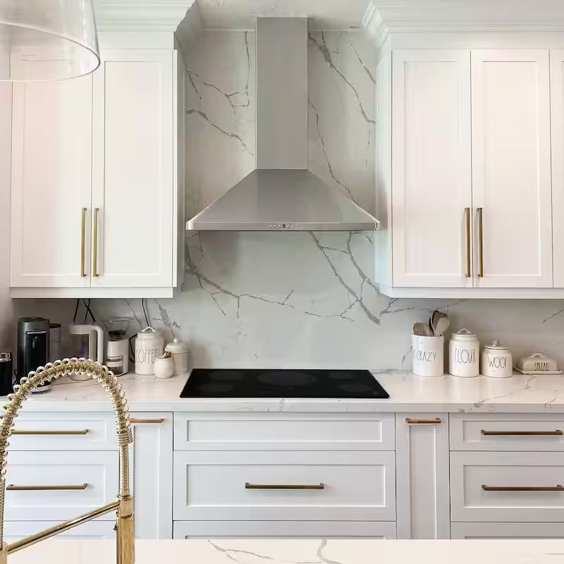 36 in. 400 CFM Convertible Wall Mount Range Hood in Stainless Steel L7252