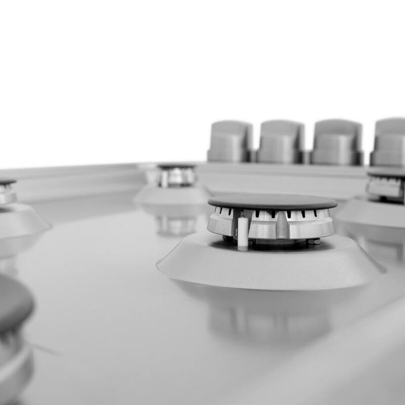 6 Burner Gas Cooktop in Stainless Steel V7564