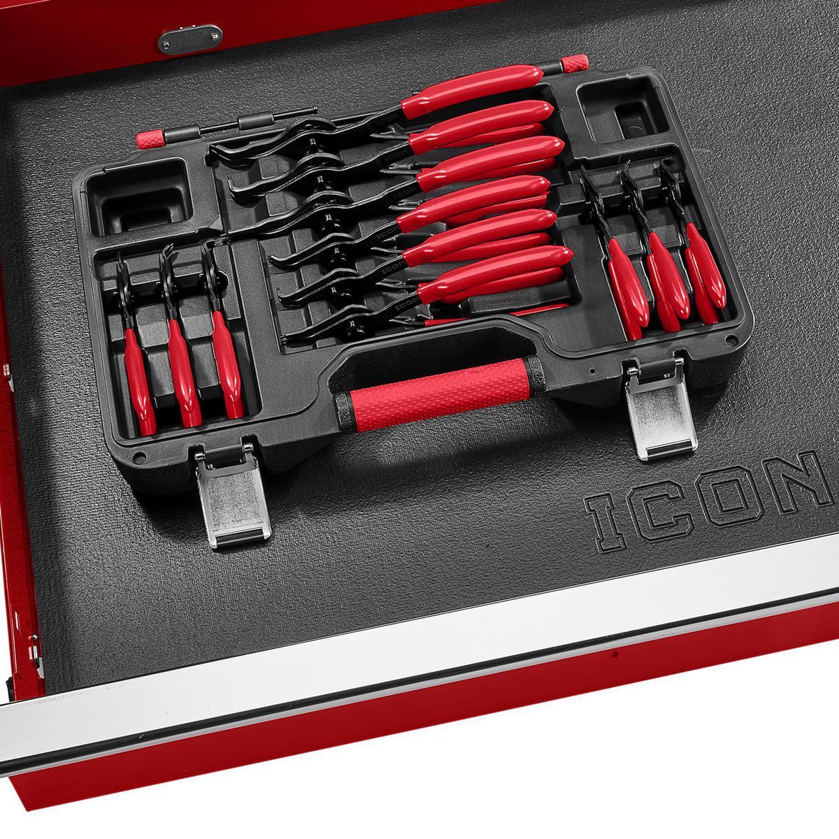Quarter-Turn Convertible Retaining-Ring Pliers Set, 12-Piece I330
