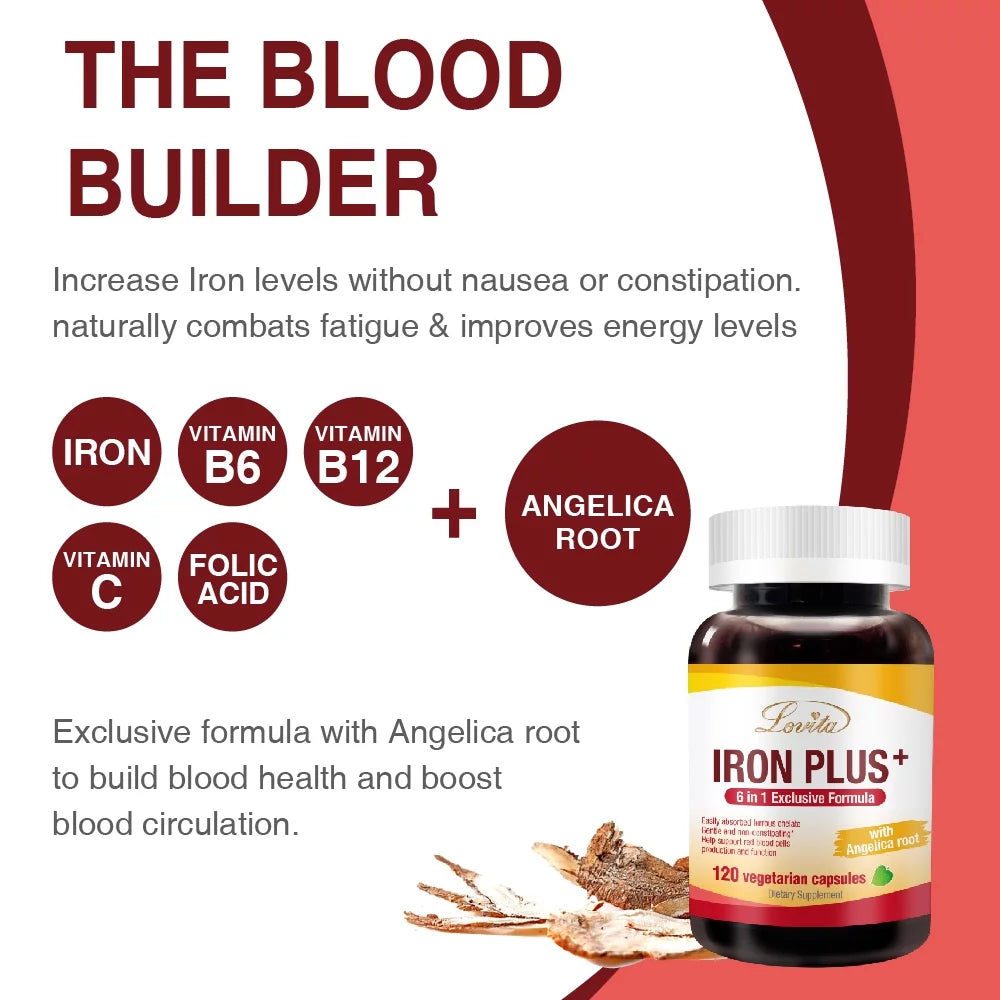 Iron Supplement 18 mg with Vitamin C 120 Capsules Pack of 3 S34375