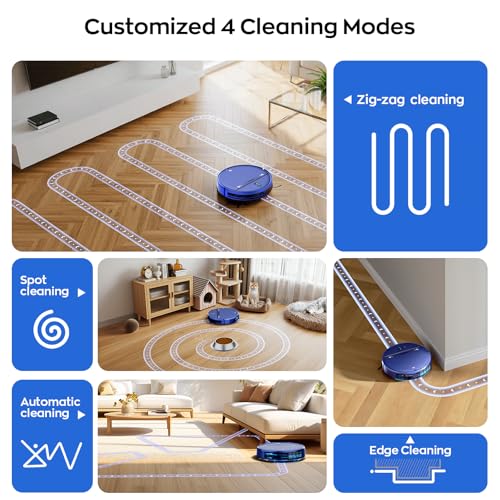2-in-1 Robot Vacuum and Mop Combo, 2300Pa Suction L7648