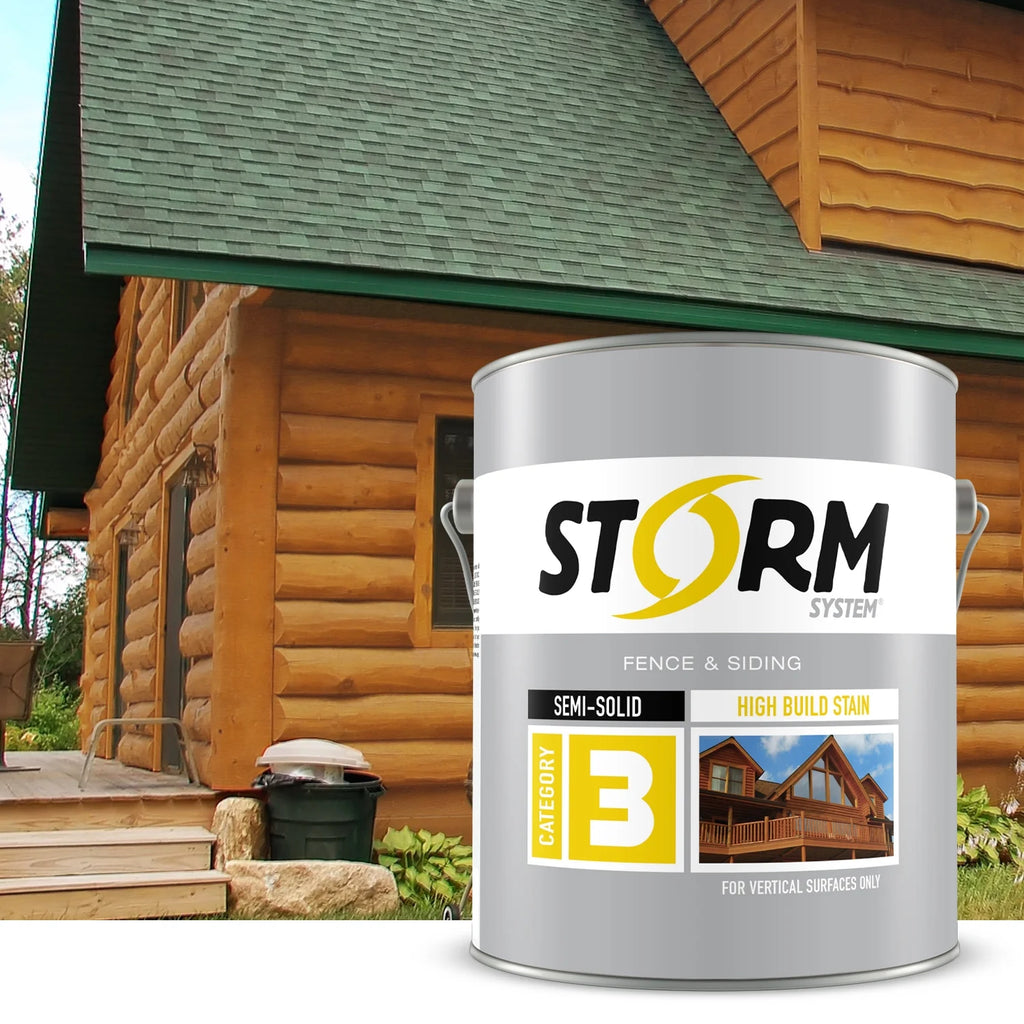 Semi-Transparent Log & Siding Stain + Sealer Teak 1 Gallon X8634