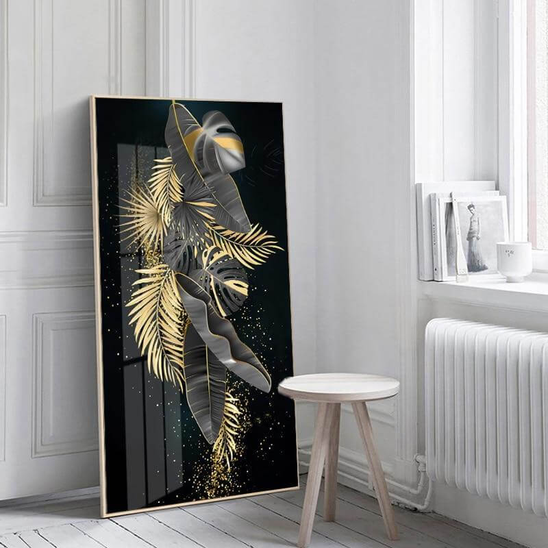 Leaves Wall Art Canvas Painting Y213894
