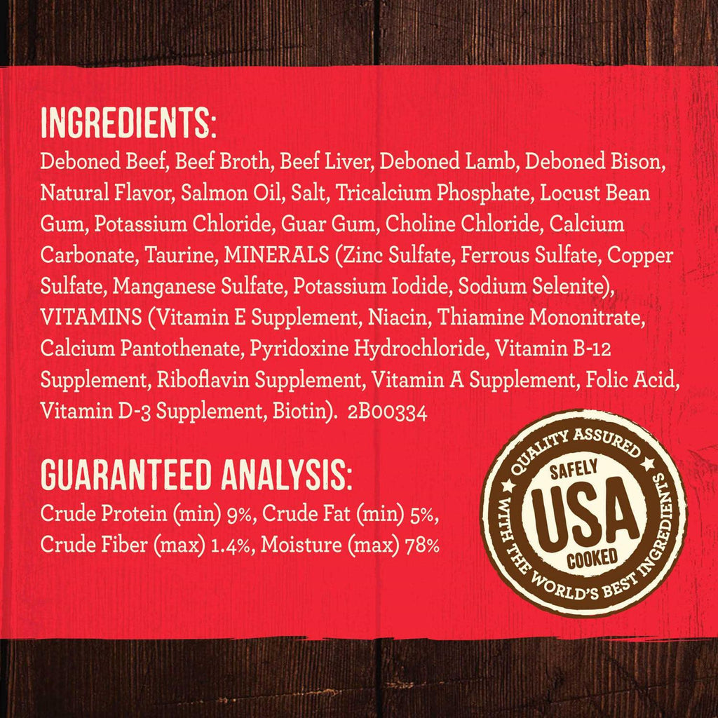 Grain Free Real Beef Canned Dog Food H36390
