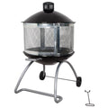 28 in. Round Wood Fire Pit Q21982