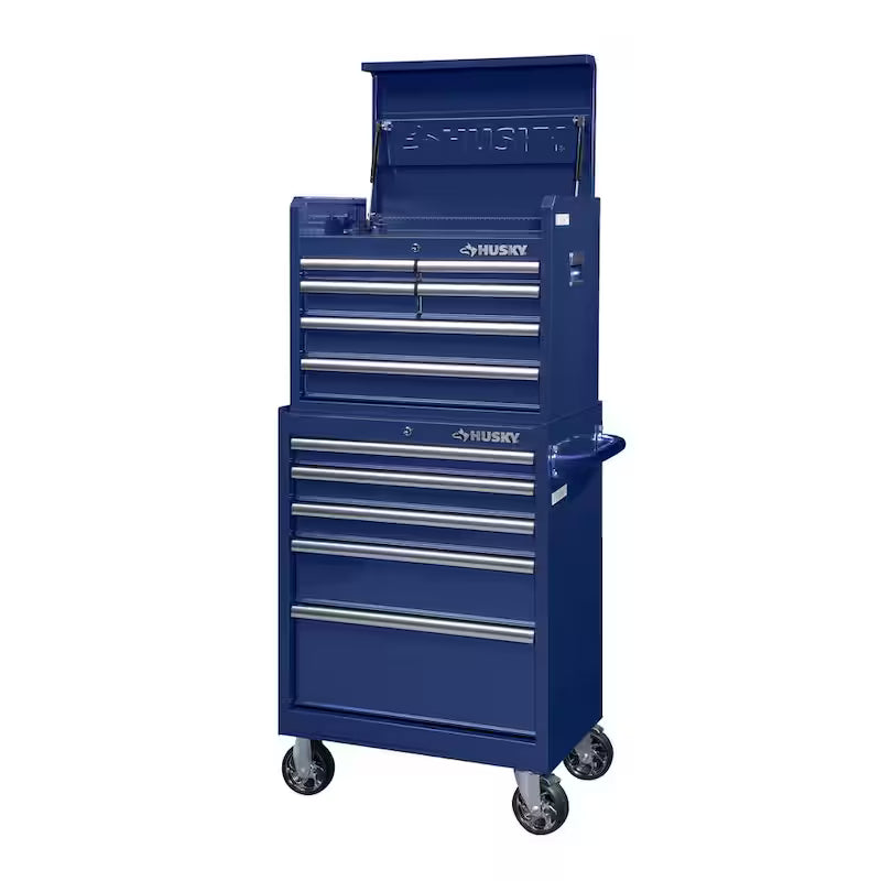 11 Drawer Tool Chest and Cabinet, Blue X4395