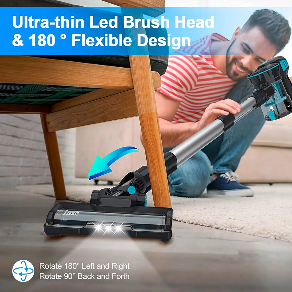 Cordless Stick Vacuum 20KPa 6-in-1 Blue I542739