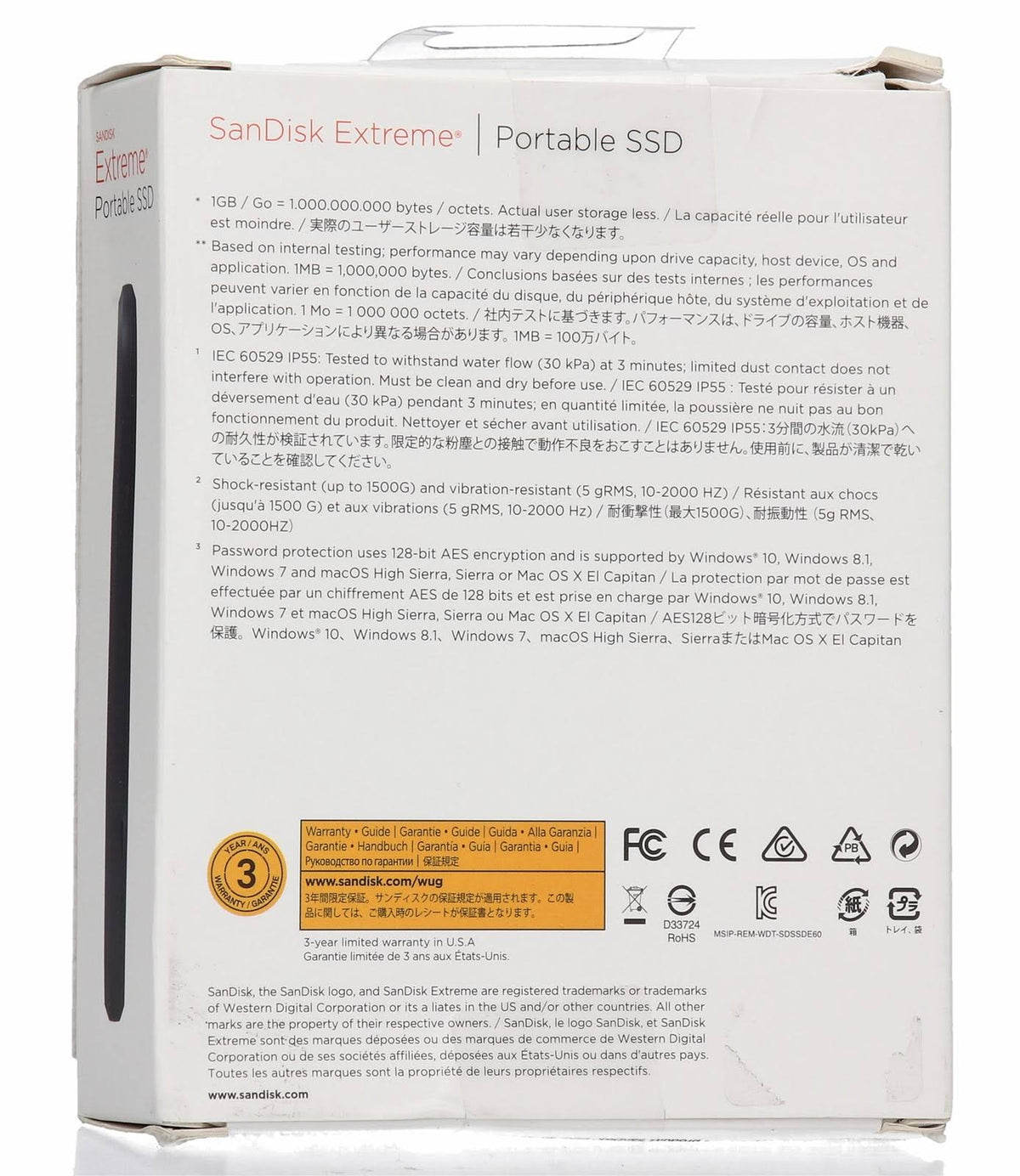 500gb Portable SSD H788434