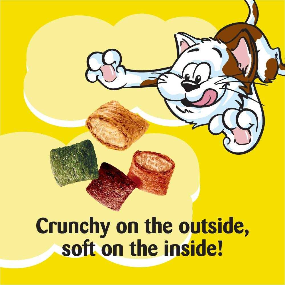Chicken Dairy & Shrimp Flavors Crunchy & Soft Cat Treats V15163